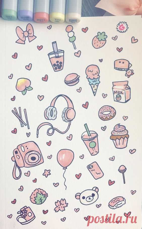 teabunnyy-art: Some pink things 🎀