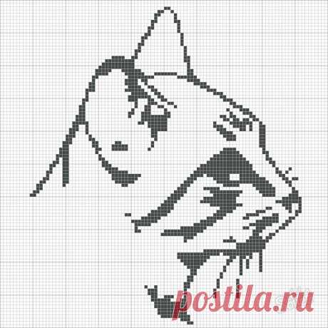 ​Однотонные котики Однотонные котикиОднотонные котики одинаково хорошо подходят для вышивки и вязания крючком.А также для жаккарда.