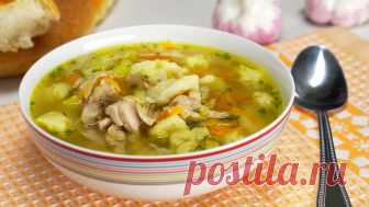Куриный суп с клецками
