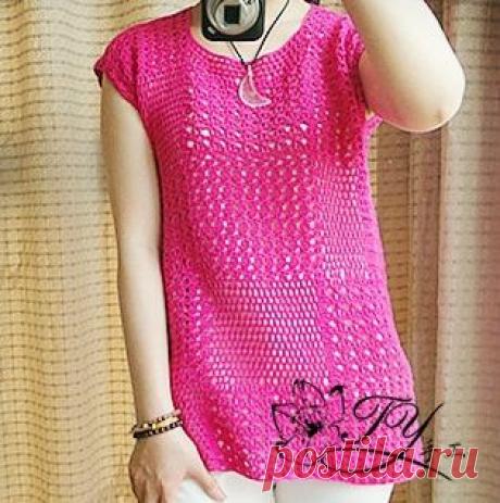 Малиновый топ