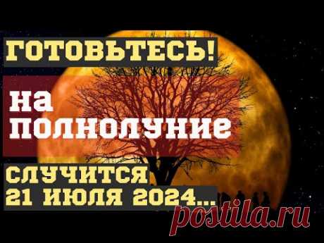 ЧТО СЛУЧИТСЯ на ПОЛНОЛУНИЕ 21 июля 2024, во время ГРОМОВОЙ ЛУНЫ. ЧЕМ ОПАСНО для ВСЕХ