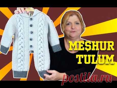 Örgüden Kapşonlu Tulum - Meşhur Örgü Modeli - Örgü Tasarım Yeni Sezon