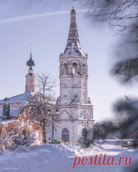Суздаль, улица Лебедева, церковь Николая Чудотворца.
📷 andrey.bass