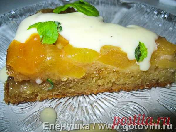 Ревенево-яблочный пирог (перевертыш). Рецепт с фото / Готовим.РУ