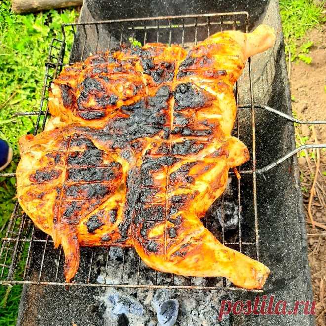 Курица-гриль на решётке 🍗 рецепт с фото пошаговый от Инна Шмунк🍥Амбассадор🍥 - Овкусе.ру