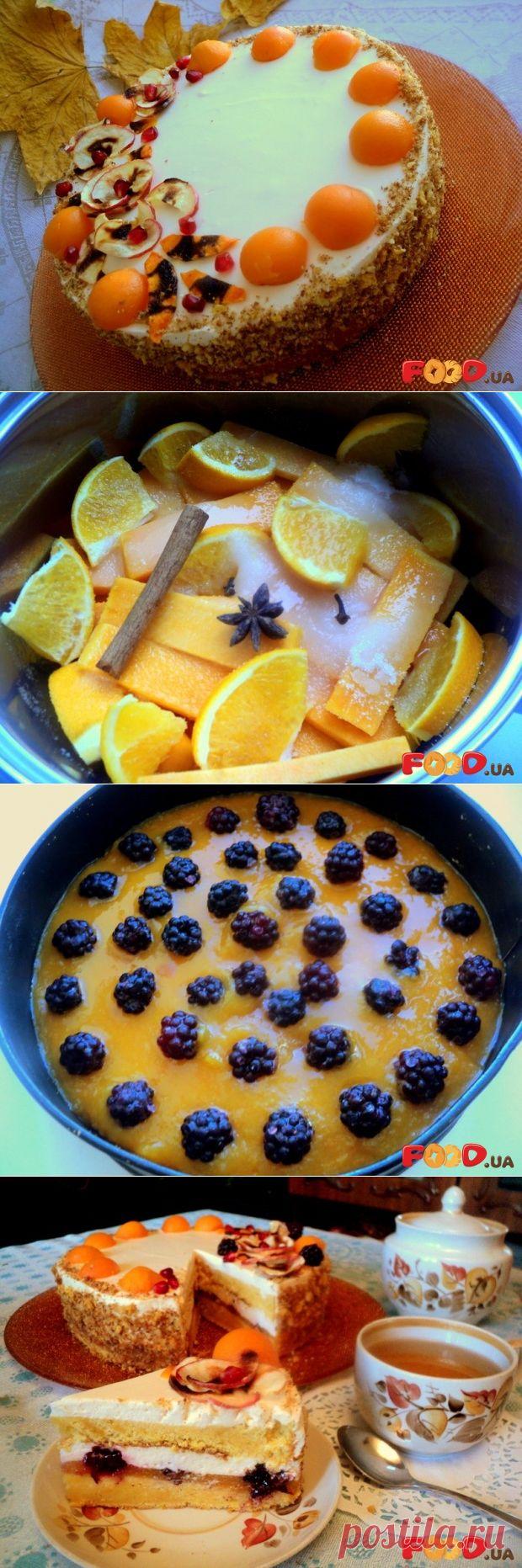 Торт «Осенний блюз» - Кулинарные рецепты на Food.ua