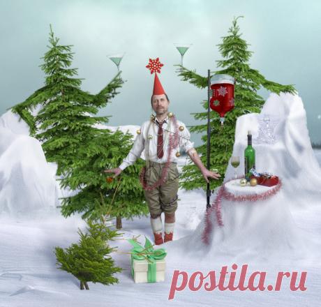 Фотография новогодняя инверсия из раздела комп. искусство №6161595 - фото.сайт - Photosight.ru