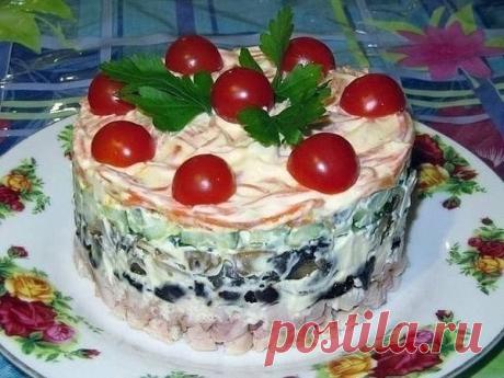 Салат "Вкуснятина" - Простые рецепты Овкусе.ру
