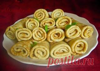 Самые вкусные рецепты: Блинчики на кипятке