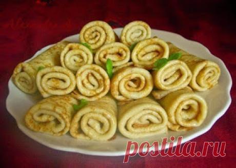 Самые вкусные рецепты: Блинчики на кипятке