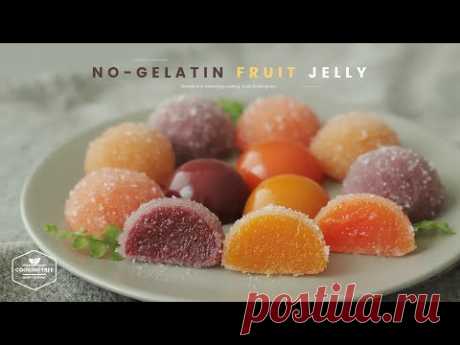 노젤라틴! 과일 젤리 만들기 : No-Gelatin Fruit Jelly Recipe | Cooking tree