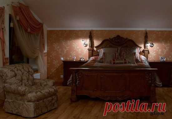 Интерьеры спальных комнат | 131 фотография