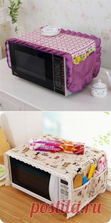 Накидка с кармашками на микроволновку