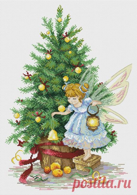 ВЫШИВКА-Новогодняя фея