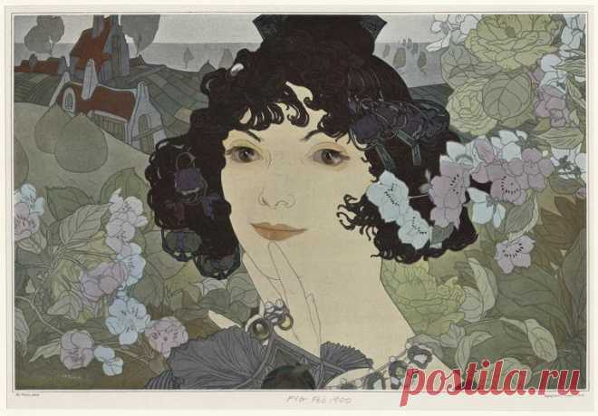 Живопись и графика французского модерна. Жорж де Фор (Georges de Feure, 1868-1943). Часть четвертая