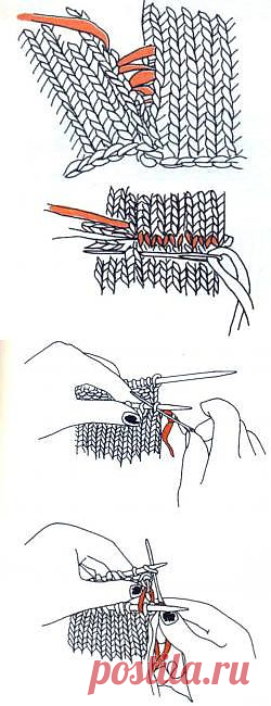 Сшивание вязанных деталей - Вязание - Мамин форум