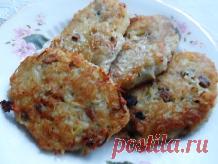 драники с грибами | Домашняя еда