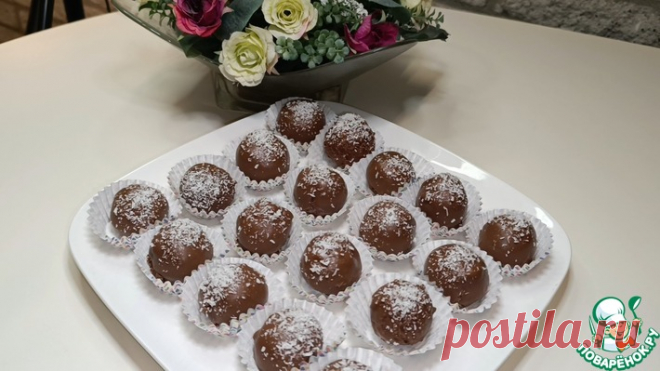 Шоколадные конфеты из вафель Кулинарный рецепт