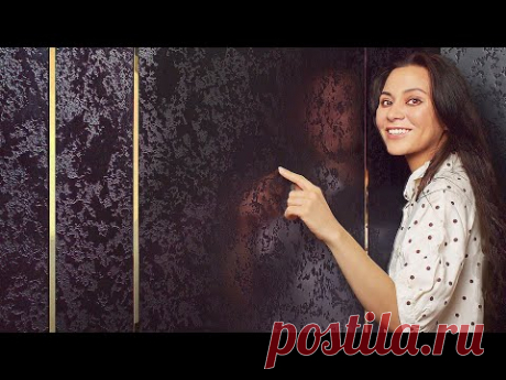 Обычная шпаклёвка + Краска = Супер ДЕКОР СТЕН ЗА копейки !!! Декоративная штукатурка своими руками