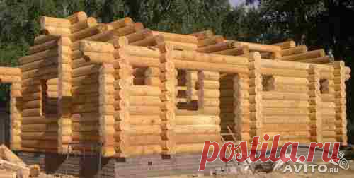 Срубы бань из оцилиндрованного бревна купить в Алтайском крае на Avito