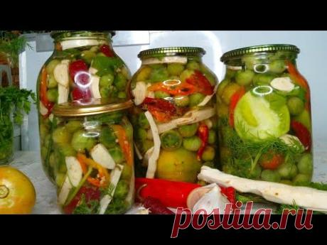 ВЫРВИ-ГЛАЗ! Квашеные зелёные помидоры острые АНТИВИРУС (без уксуса)