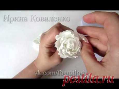 Мастер класс &quot;Зефирная роза из фоамирана&quot;