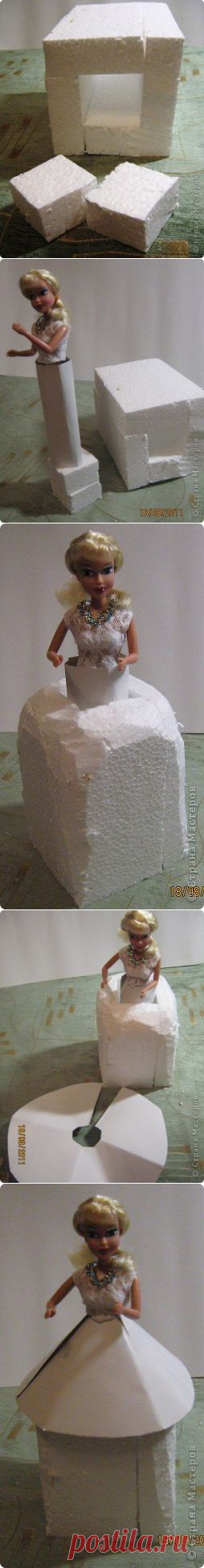 Подарок - кукла из конфет. МК.