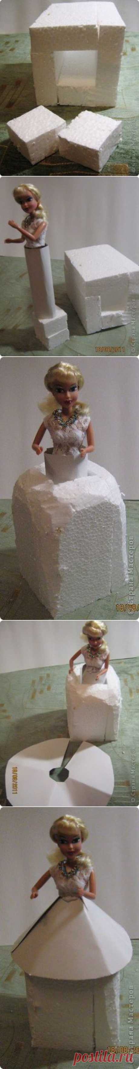 Подарок - кукла из конфет. МК.