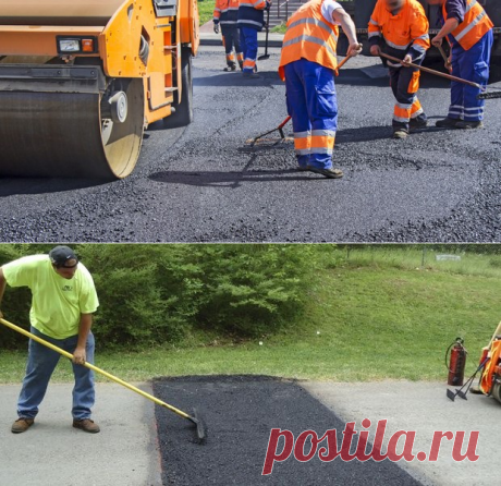 Ремонт асфальта цена за 1 м2 в Москве и Московской области, ямочный ремонт и обслуживание асфальтового покрытия - Ру-Пром