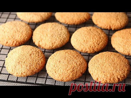 ОВСЯНОЕ Печенье Без МУКИ за 5 Минут! Простейший РЕЦЕПТ Овсяного Печенья.