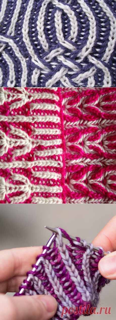 Техника вязания Brioche Stitches
