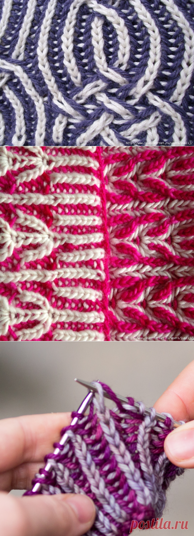 Техника вязания Brioche Stitches