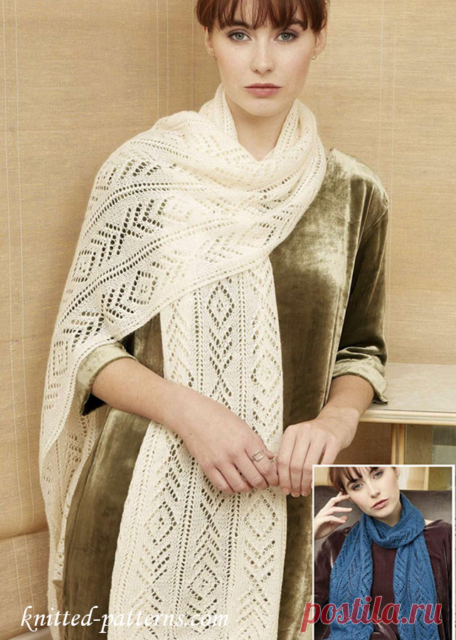Light scarf or a wide stole
