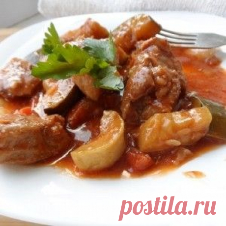 Жаренное мяско с цукини | delizio.ru