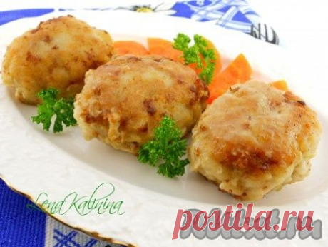Рыбные котлеты с манкой.