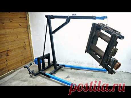 Workshop Crane powered by DRILL
