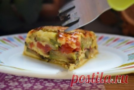 Рецепт приготовления запеканки из кабачков с помидорами и сыром