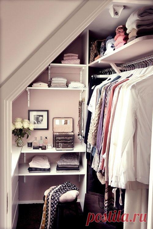 Интерьеры гардеробных