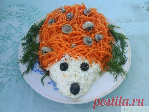 Ёжик с корейской морковью. Секреты стройности