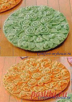 Коврики с розами | Уют и тепло моего дома