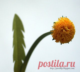 Как сделать одуванчик как живой — Сделай сам, идеи для творчества - DIY Ideas