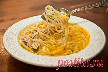 Суп-лапша с курицей