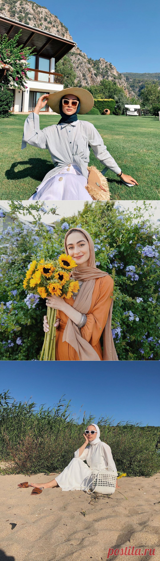 Trend Hijab Outfit For Picnic Style Ideas - Hijab-style.com