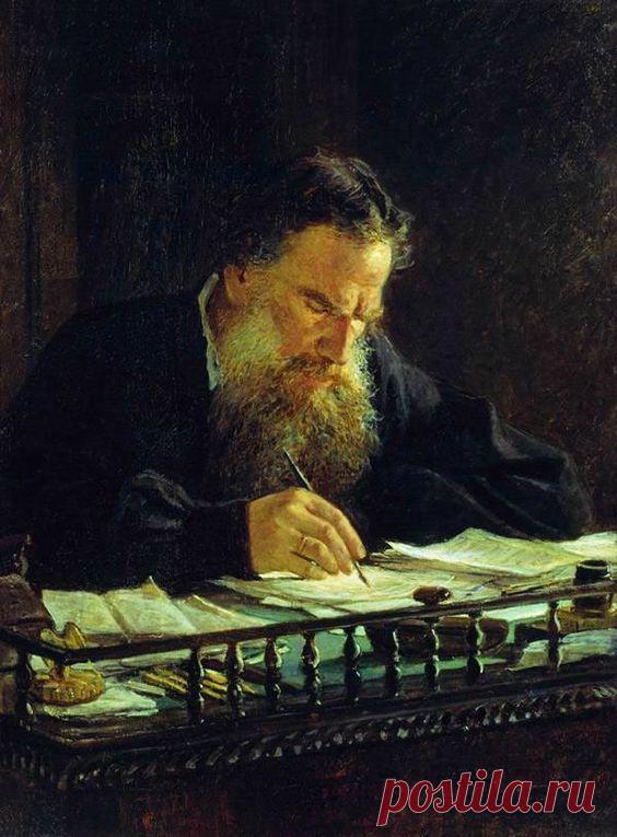 Ге Портрет Л.Н.Толстого. 1884.  |  Pinterest