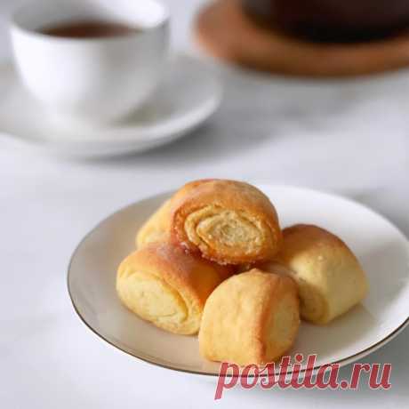 Рецепт Вкусное творожное печенье