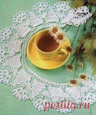 Красивый воротничок крючком