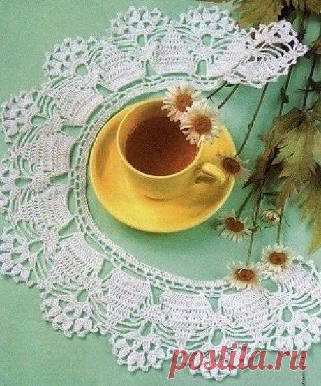 Красивый воротничок крючком