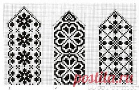 Готовимся к холодам.Жаккард для варежек