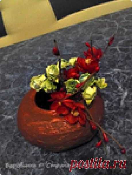 Глиняные горшки из консервной банки.