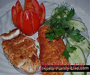 Шницель - пошаговый фоторецепт - отбивная куриная грудка